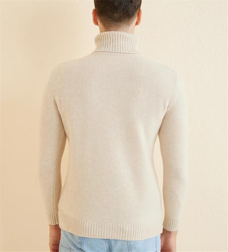 Men Turtleneck Sweater Merino Wool Knit Sweaters Fall Winter Warm Long Sleeve Pullover Knitted Tops2