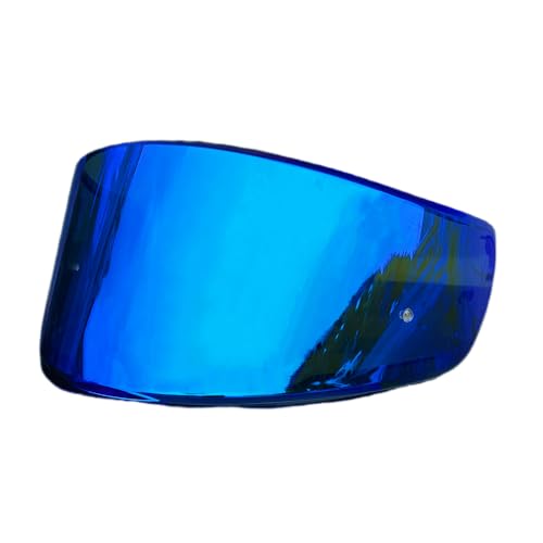 FF801 Motorcycle Helmet Shields Lens for LS2 FF397 Visor Replacement Sunscreen Windproof Cascos Accessories (Revo Deep Blue-day use only)