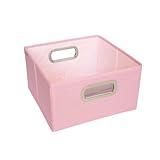 JJ Cole Heather Storage Box, Pink, 6.5