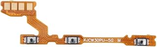 HUANGYUNCHAO Acessórios telefônicos Botão liga/desliga e botão de volume Flex Cable for Honor X7/Play 30 Plus Substituição do telefone celular