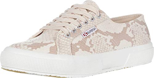 Superga Women's 2750 Synth SNAKEW Sneaker, Pink Snake, 39 M EU (8 US)