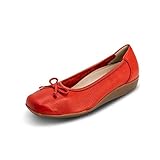 ✅SUPERSOFT : Das Obermaterial des Ballerinas besteht aus supersoftem, extrem geschmeidigem Hirschleder und wurde futterlos gefertigt, was für noch mehr Tragekomfort und Atmungsaktivität sorgt und besonders für Barfußliebhaber zum Schuhtraum wird.