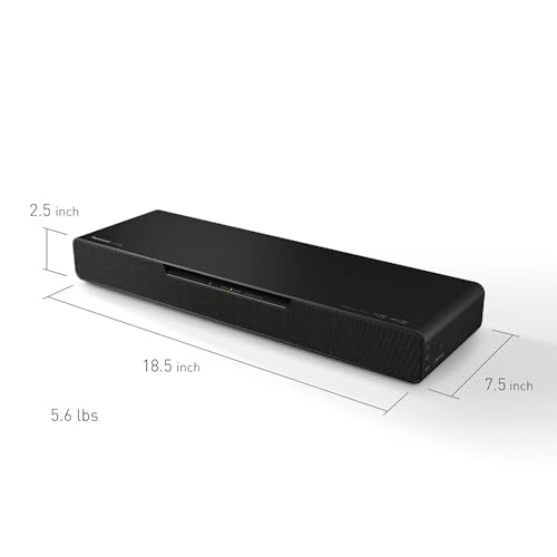 Barra de sonido Panasonic SoundSlayer con subwoofer y Bluetooth SC-HTB01