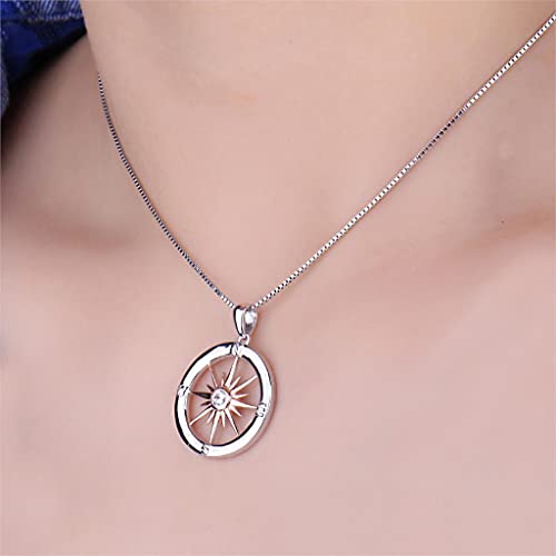 Collier Soleil Pendentif Sans Chaîne Zircone Cubique Bijoux TXQHD
