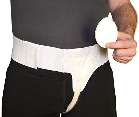 Faja para hernia inguinal derecha con correas ajustables Large miniatura 4
