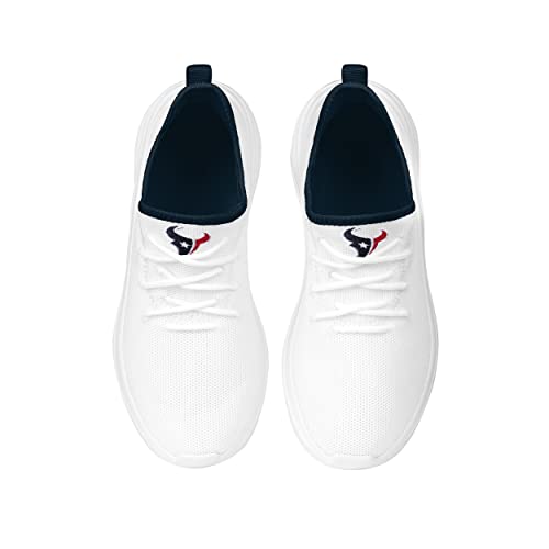 Image of FOCO NFL Womens NFL Team Logo White Athletic Shoes Sneakers