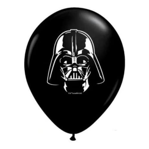 Qualatex Darth Vader Face Latex Balloon 5 inch