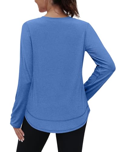 Image of XIEERDUO Women's Workout Tops Long Sleeve Shirts Sun Protection UPF 50+ Quick Dry Shirts for Hiking Running S-3XL