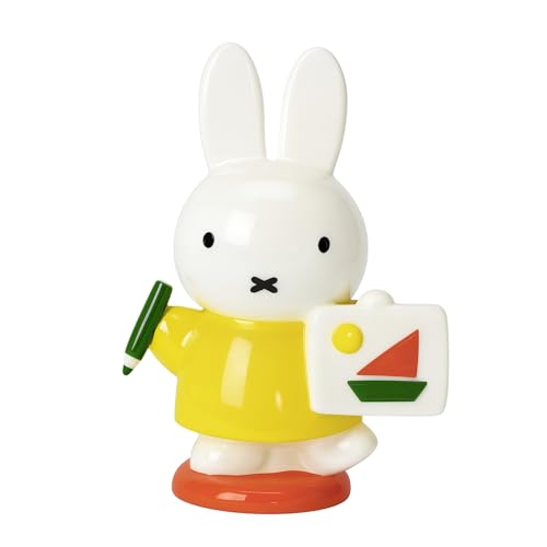 Miffy Art Class Figurine, 4 x 2.5 x 5.5 Inches, created by Blue Sky Clayworks