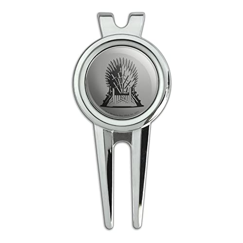 GRAPHICS & MORE Game of Thrones Iron Throne Icon Golf Divot Repair Tool and Ball Marker