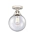 Innovations 288-1C-PN-G204-8 One Light Semi-Flush Mount from Nouveau 2 Collection