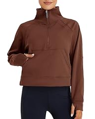 1/2 Zip Brown