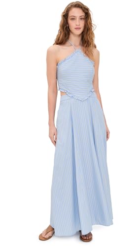 tobie dress Line & Dot Women's Midi Dress, Blue, XS at Amazon Women's Clothing store Size:14/16Y Type: 'yes please' and off the shoulder Holiday