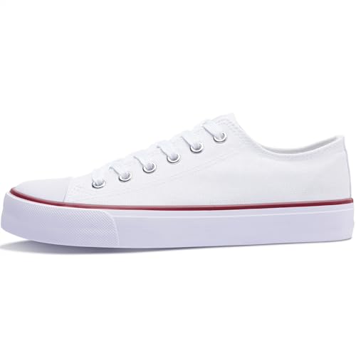Image of Obtaom Unisex Canvas Shoes Low Top Fashion Sneakers Slip on Walking Shoe