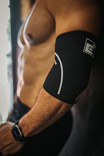 Element 26 Elbow Sleeve Weightlifting - 1 Pair (5Mm) Neoprene Elbow Sleeve For Support & Compression - Elbow Brace For Powerifting, Body Building, Bench & Functional Fitness - Men & Women #TOP6