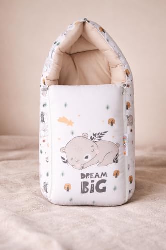 Image of NEW COMERS 3 in 1 Carry Nest Portable Cushion Bed with Soft Cotton Padding Lightweight Travel Friendly Multi-Use Carry Wrap with Secure Support Design | Unisex Carry Bag Nest 801
