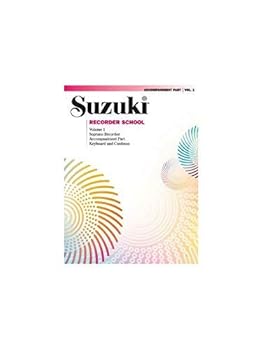 Paperback Suzuki Recorder School: Soprano Recorder, Accompaniment Part, Keyboard and Continuo (1) Book