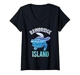 Photo Gallery donna bainbridge island souvenirs beach isola di bainbridge maglietta con collo a v Photo Gallery donna bainbridge island souvenirs beach isola di bainbridge maglietta con collo a v