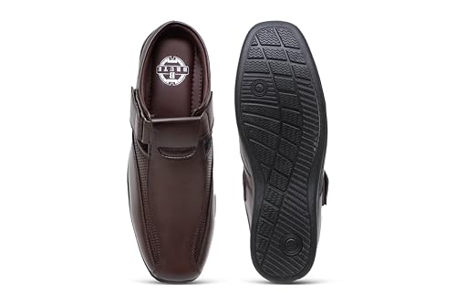 Image of BRUTE Leather Sandals for Men | Fisherman Sandals | Half Sandals