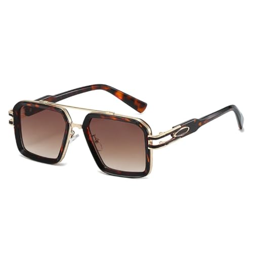 Lunettes de soleil rétro dégradées style léopard pour sublimer vos sorties estivales et terrasses