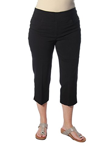 Ruby Rd. Women's Plus Size Pull-on Solar Millennium Tech Cropped Capri