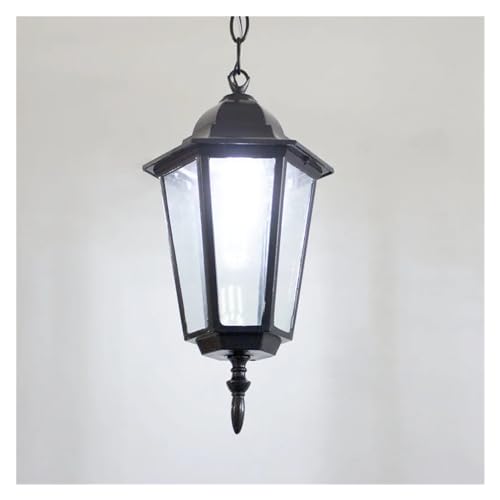 Lumière de jardin suspendue étanche pour couloir et terrasse couverte