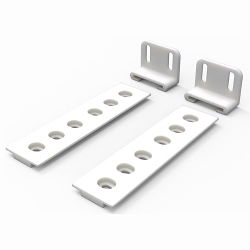 Sintrix Fab Lot de 2 charnières universelles pour réfrigérateur - Kit de montage de porte pour réfrigérateur encastrable - Compatible avec Miele Liebherr...