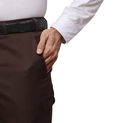 Image of Raymond Men's Slim Fit Mid Rise Trouser