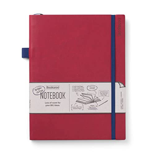 IF IBookaroo Bigger Things Notebook Journal - Dark Red