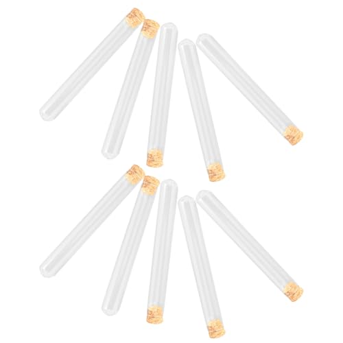 Tubes à essai 25x200 mm bouteilles miniatures en verre et liège pour conservation de liquides