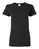 Gildan G500L Heavy Cotton Ladies' 5.3 oz. Missy Fit T-Shirt - BLACK - L