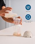 eufy Original Milk Container (2-Pack) for Wearable Breast Pump E10, BPA-Free Reusable Breast Pump Container Collects Up to 5 oz (150 ml) Each, Fridge and Freezer-Safe