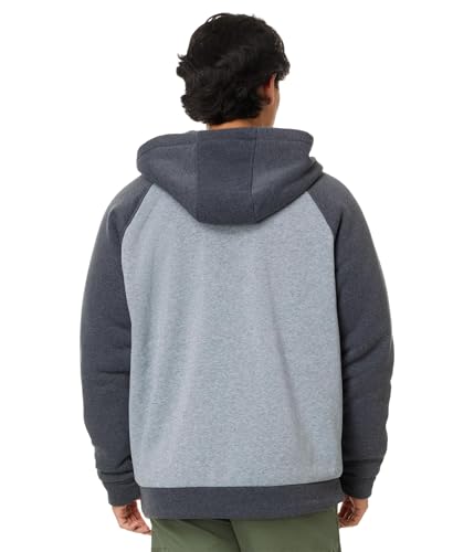 U.S. POLO ASSN. Men's USPA Contrast Raglan Sleeve Sherpa Hoodie Heather Grey XX-Large2