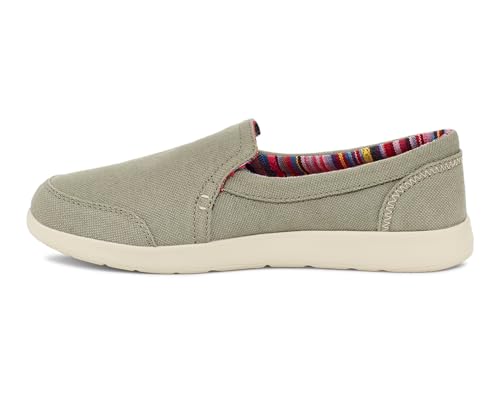 Image of Sanuk Womens Sidewalk Surfer Lite Slip Ons | Womens Shoes | Slip On Shoes for Women | Comfort Foam Footbed