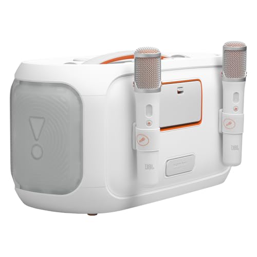 Image of JBL PartyBox On-The-Go 2 Portable Party Speaker with gSport Carrying Bag (White)