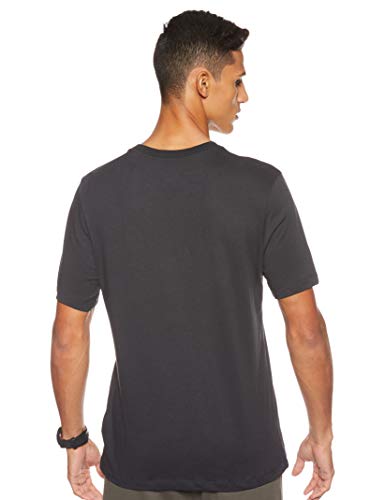Nike Men's Dry Tee Drifit Cotton Crew Solid, Black/White, XX-Large