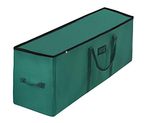 Christmas Tree Storage Bag Extra Large Xmas Tree Storage Containers Fits up to 9 ft Artificial Xmas Tree with High 600D PVC Material Durable Reinforced Handles Protects from Dust Moisture Insect