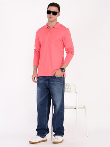 Image of Macroman M-Series Men's Solid Regular Fit T-Shirt