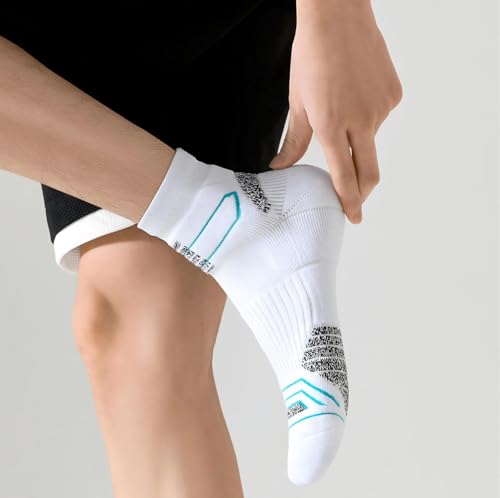 Ergonomic mid-cut sports socks pack of five pairs for boys aged 13-16 years4