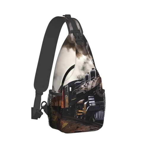 Bolso Cruzado Masculino Tipo Mochila Diagonal para Senderismo miniatura 2