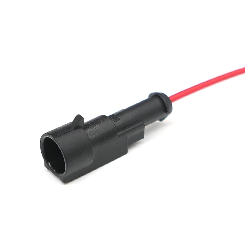 1Pin 1.5mm Series Cable Automotive Waterproof Connector Male/Female Harness Connectors 282103-1 282079-1(Female dust Cap)