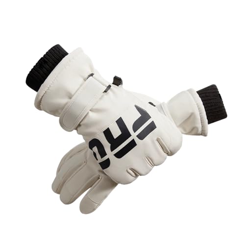 Moguxb Unisex Winterhandschuhe Skihandschuhe Wasserdicht Winddicht Radfahren Handschuhe Extra-Dickem Fleece Warm Touchscreen Handschuhe für Skifahren, Radfahren, Wandern...