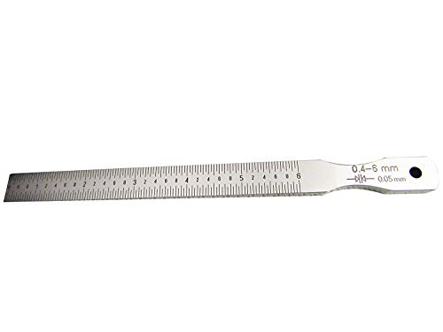 YUCHENGTECH Gap Gage Wedge Gauge Taper Lassen Feeler Invoegen Ruler Gap gat meetinstrument 0.4-6mm