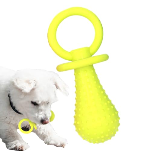 Generico Ciuccio Antistress Per Cuccioli - Giocattolo da Masticare in Gomma per Dentizione Animale,Succhietto Rilassante Sicuro per Cani con Design Ergonomico per Casa e Parco