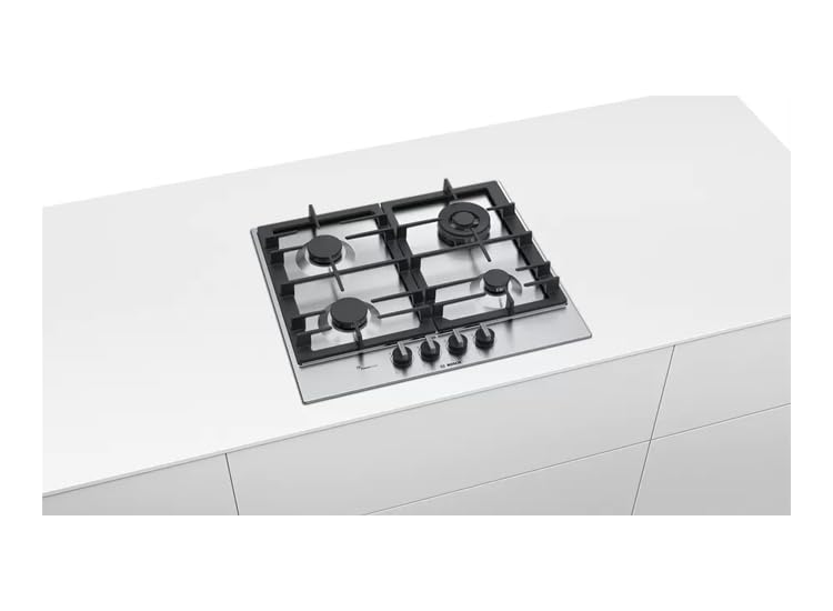 Bosch Series 6 60cm 4 Burner Gas Hob - Stainless steel - Image 6
