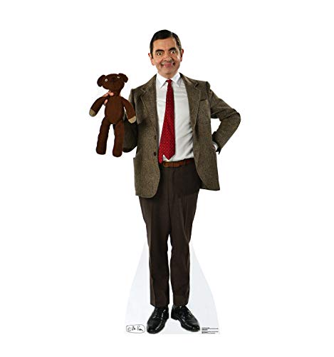 Cardboard People Mr. Bean & Teddy Life Size Cardboard Cutout Standup