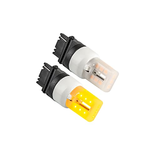 Grand General 70695 3157 LED Bulb Amber, with Ceramic Heat Sink, 12V/24V, Pair
