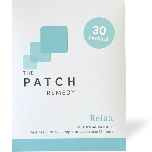 Image of The Patch Remedy Relax Patch | L-Theanine, Lemon Balm, Valerian, Ashwagandha, Passionflower | 30 Patches