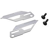 HiKOKI(ハイコーキ) 36Ｖインパクトドライバ WH36DC、FWH18DA他用カラープレート チタニウムシルバー (表裏分各1枚、取り付け用ねじ2本付き) 0037-6446