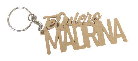 Los Eventos de la Tata. Llavero para regalar al padrino (Madrina)